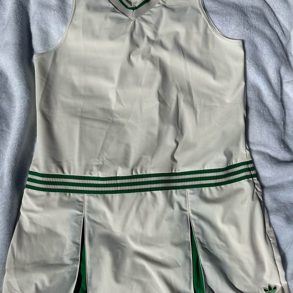 Adidas Green and White Sports Dress